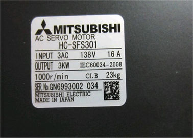 HC-SFS301 Mitsubishi 3.0kw mittlere Trägheitsenergie Servomotor 3.5kw.