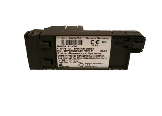 Emerson Redundantes Stromversorgungsmodul DeltaV KJ4001X1-CC1 12P0733X032 4-Draht-TX-Klemmenblock