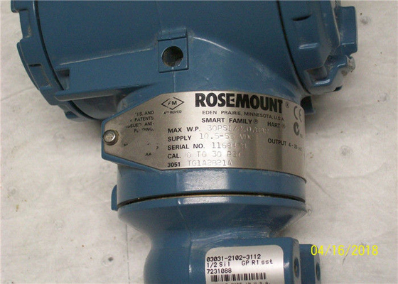 Rosemount 3051T Inline-Überdruckmessumformer 3051TG3A2B21A –14,7 bis 800 psi