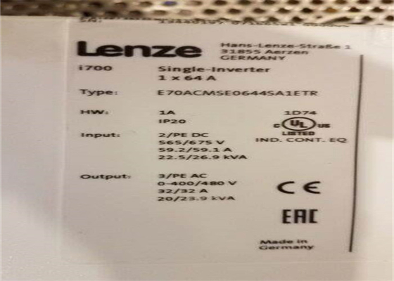 Lenze E70ACMSE0644SA1ETR SERVO-INVERTER I700 STANDARDUMGEBUNG