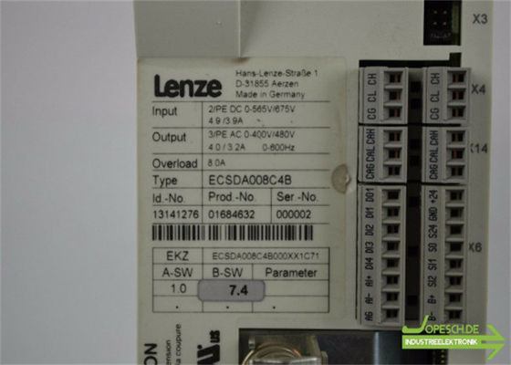 Lenze ECSDA008C4B SERVOACHSMODUL DURCHSCHIEBEVARIANTE 0 AMP