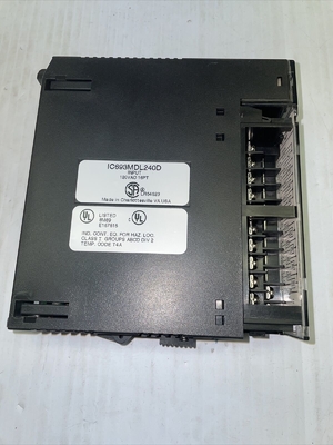 GE FANUC SERIES 90-30 SUPPLY Digital I/O MODULE 120 Volt AC IC693MDL240