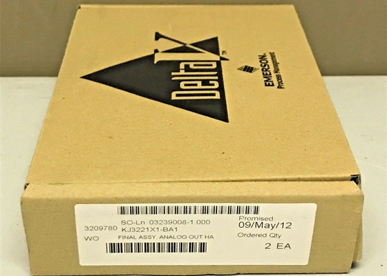 Emerson Kj3221x1-Ba1 Ve4005s2b1 Neue Deltav Analog-Ausgabe-Karte