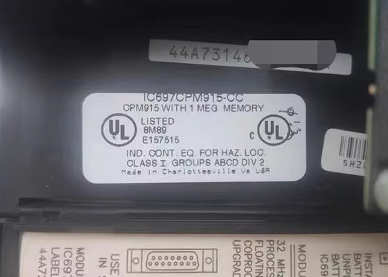 GE Fanuc IC697CPM915 Zentraleinheit 64 MHz 32 Bit Floating Series 90-70