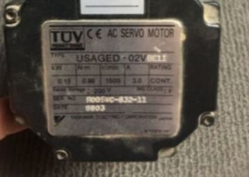 YASKAWA USAGED-02VBE11 Motoren Wechselstromservomotor 0,15 kW 3A 200V EU Automation