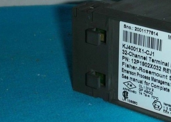 EMERSON KJ4001X1-CJ1 32-Kanal-Klemmenblock 30 VDC 1 mm Spitze 150 Hz