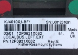EMERSON KJ4010X1-BF1 Servo-Antriebe Lokalbus-Verlängerungskabelmontage 12 VDC