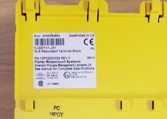 EMERSON Kj2201x1-Ja1 12p3323x022 ENT-BLOCK 30 MA pro Kanal