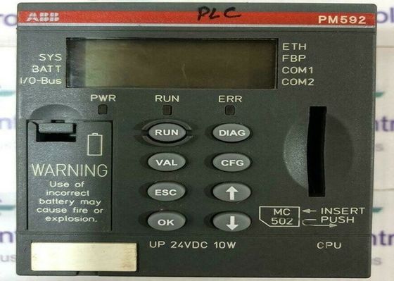 PM592-ETH 1SAP150200R0271 AC500 PLC programmierbares Ethernet des Logik-Prüfer-4MB