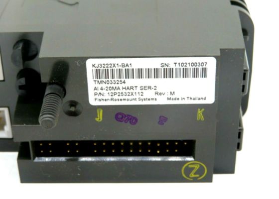 KJ3222X1-BA1 Rosemount Emerson Redundantes Stromversorgungsmodul 8PT Analog HART Eingang
