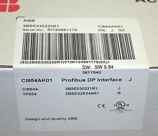 ABB S800 Input-/Outputmodul CI854AK01 INTERFACE-BAUSTEIN PROFIBUS J 3BSE030220R1 (CI854A+TP854)