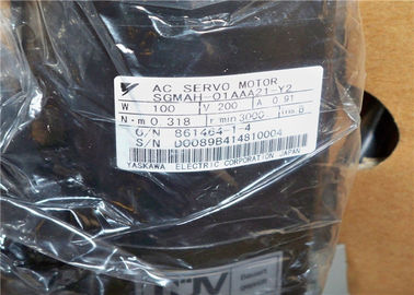 Elektrischer 3000rpm industrieller Servo- Motoryaskawa 100W Wechselstromservomotor SGMAH-01AAA21-Y2