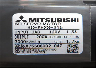 Mitsubishi  200W KEY  Industrial Servo Motor HC SERIES HC-MF23-S15