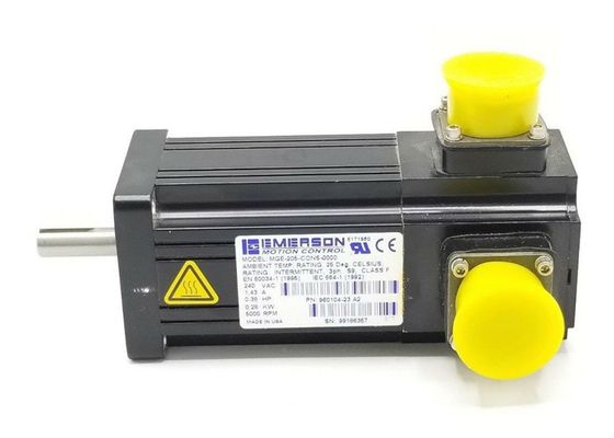 NEW EMERSON MOTION CONTROL Industrial Motors MGE-205-CONS-0000 SERVO MOTOR 0.28KW 6000RPM
