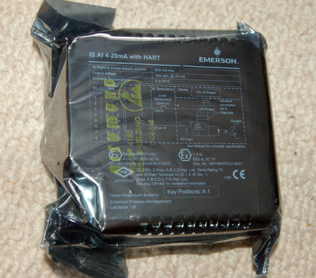 EMERSON KJ3102X1BA1 12P1863X06R PROCESS CONTROL 8 CHANNELS 4-20MA WITH HART MODULE,NEW ORIGINAL.