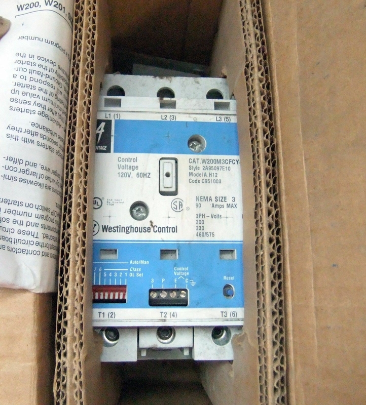 W200M3CFCY4Y7 WESTINGHOUSE Advantage Starter 3-polig, nicht-reversierend, Nema 3-phasig